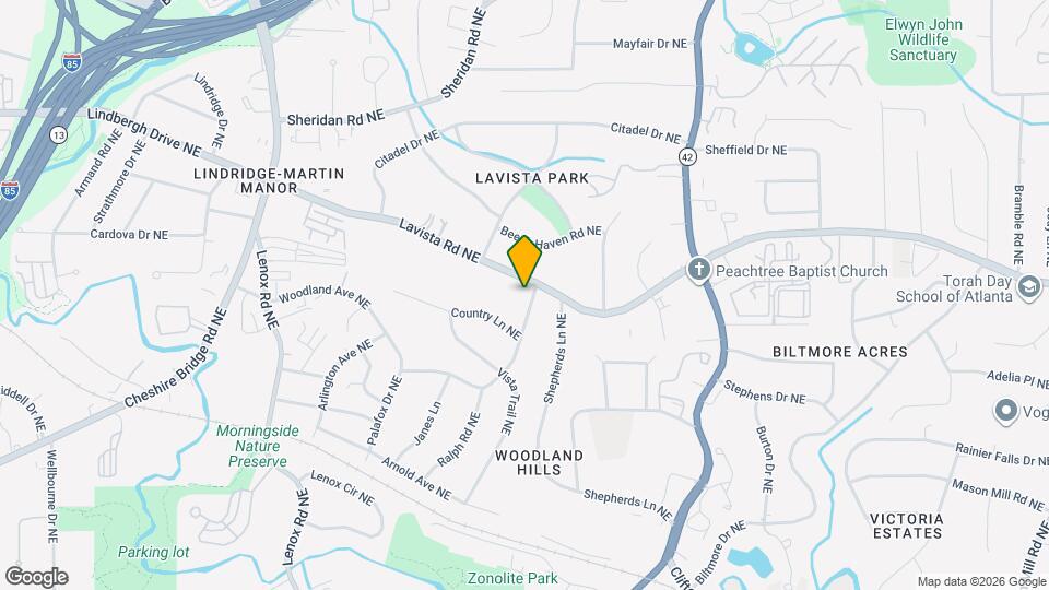 1452 Woodland Hills Dr NE Mapa y Detalles de la Ubicación