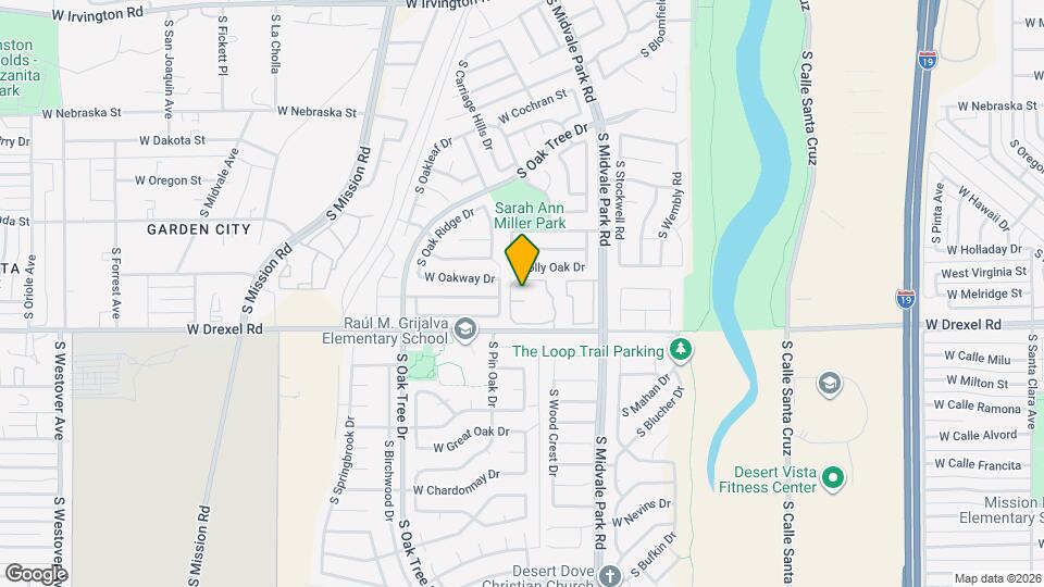 1710 W Wood Bridge Ct Map and Location Details