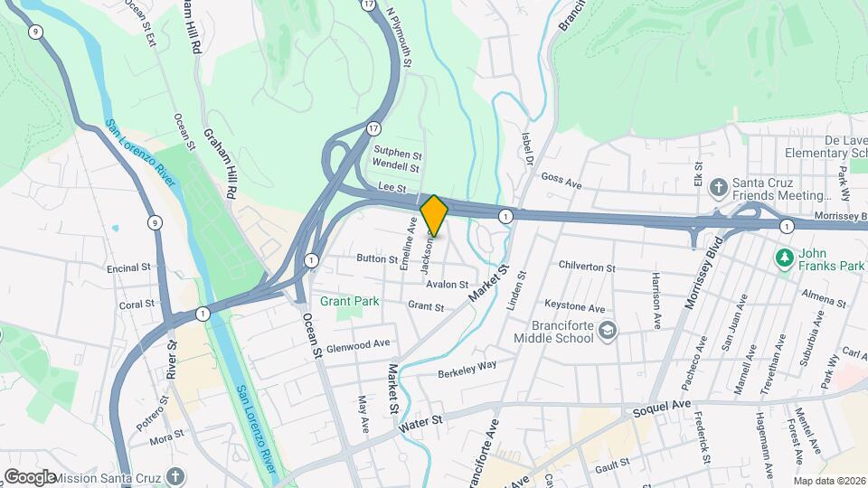 222 Jackson St, Unit A Map and Location Details