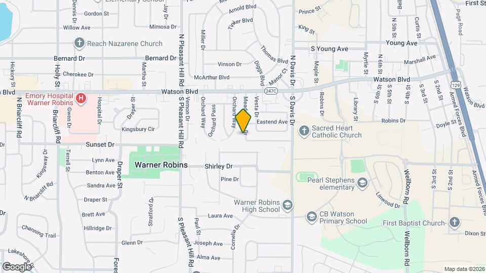 211 Meadowdale Dr Mapa y Detalles de la Ubicación