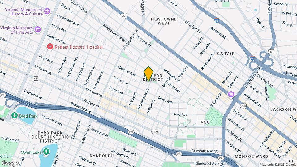 1603 Hanover Ave Map and Location Details