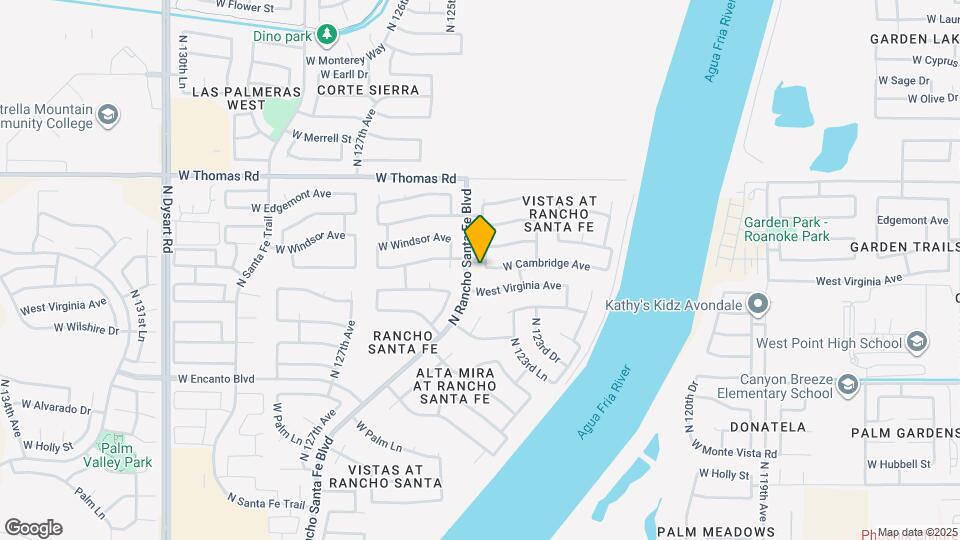 2542 N 124th Dr Mapa y Detalles de la Ubicación