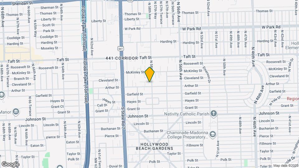 1306 N 58th Ave Mapa y Detalles de la Ubicación