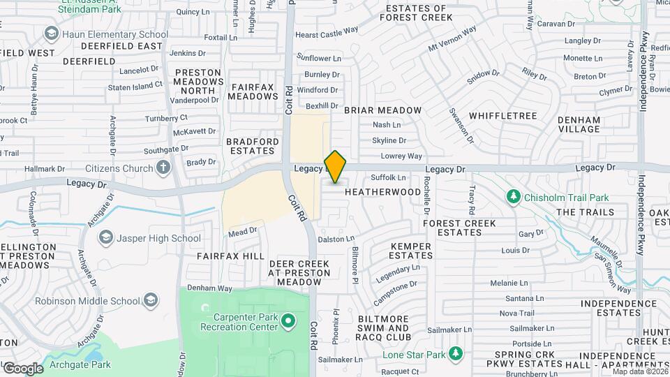 3913 Overlake Dr Map and Location Details