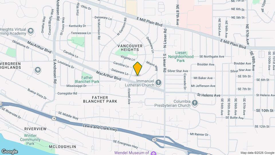 7523 Delaware Ln Map and Location Details