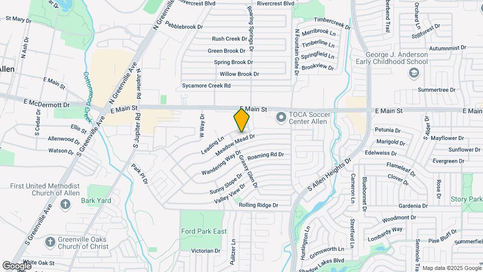 807 Meadow Mead Dr Map and Location Details