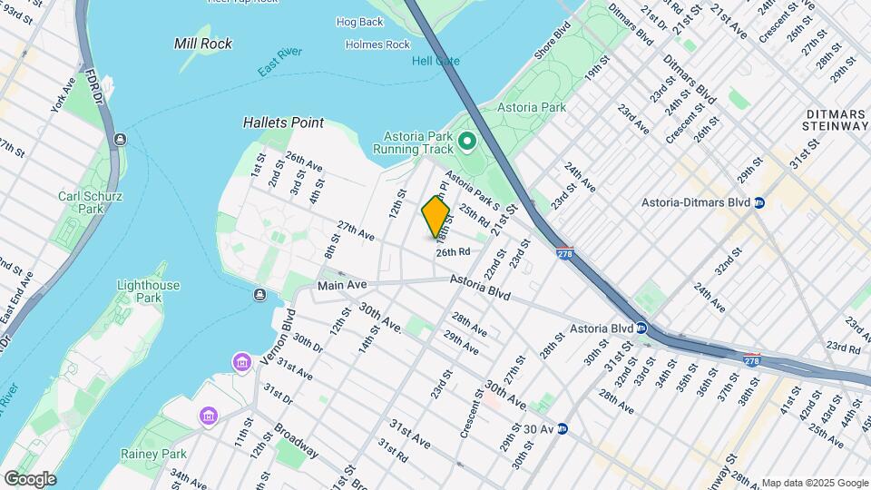 26-26 18th St Map and Location Details