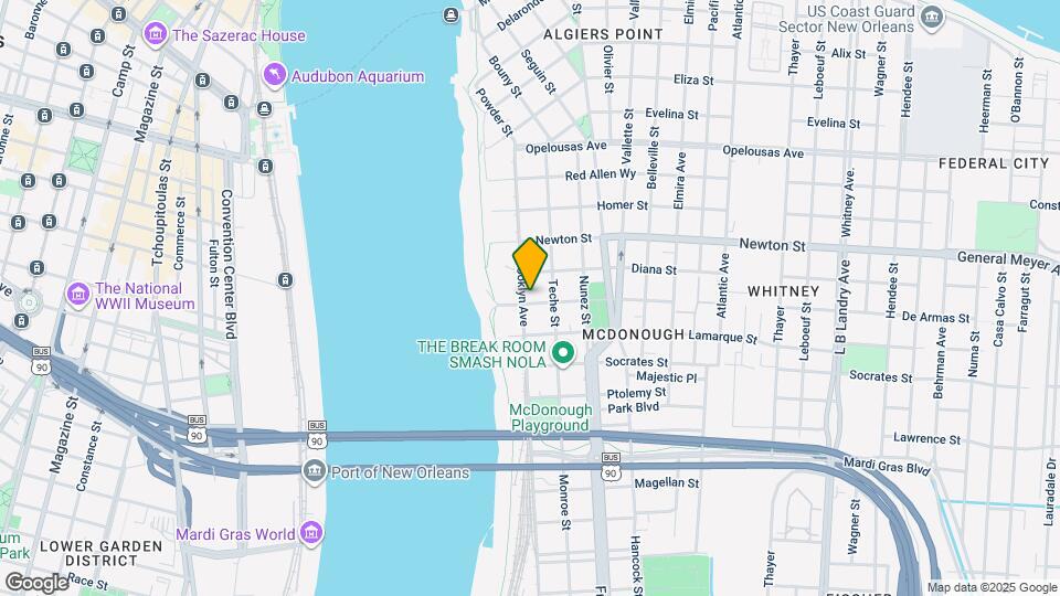 1136 Brooklyn Ave Map and Location Details