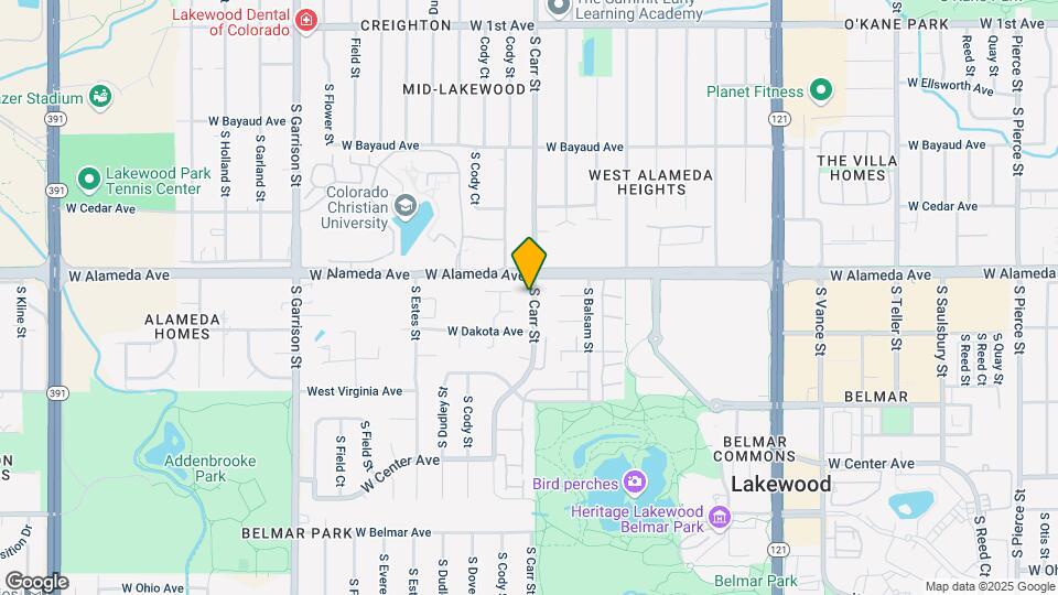 315 S Carr St Map and Location Details