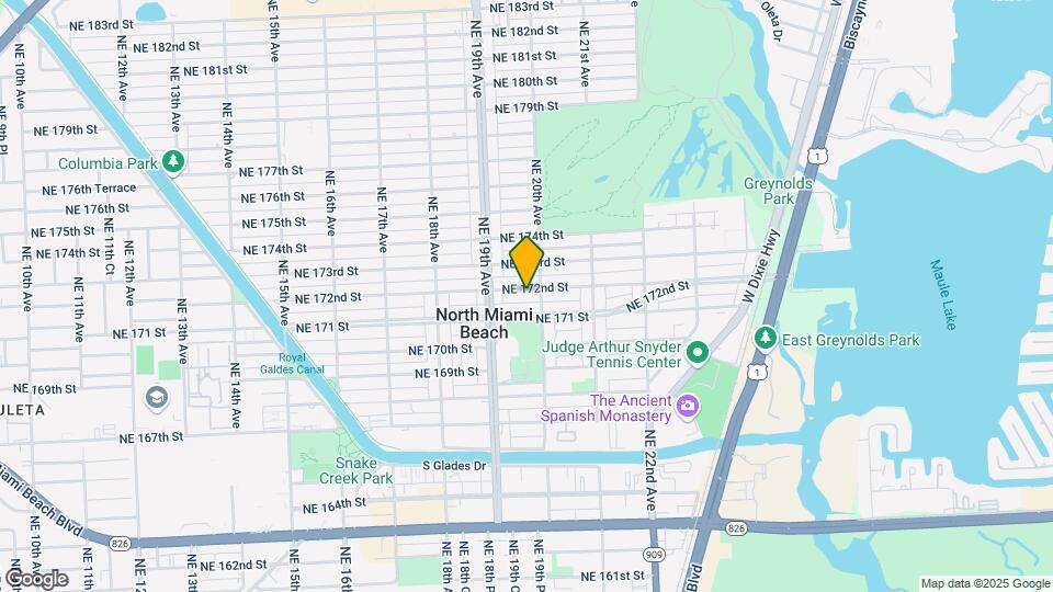 1970 NE 172nd St Map and Location Details