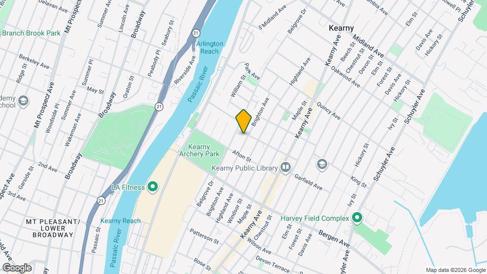 14 Halstead St Map and Location Details