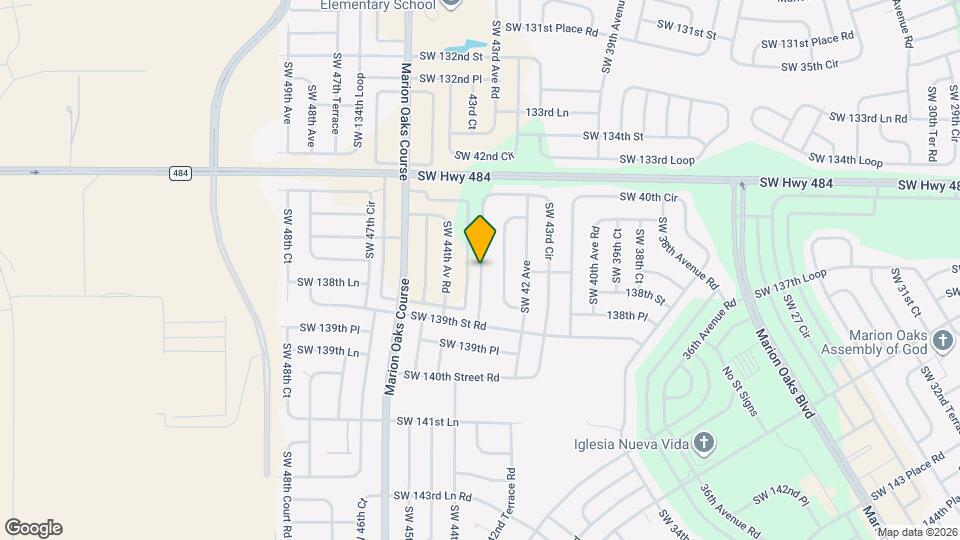 13805 SW 43rd Cir Map and Location Details