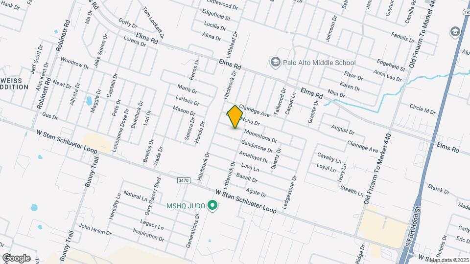 2306 Moonstone Dr Map and Location Details