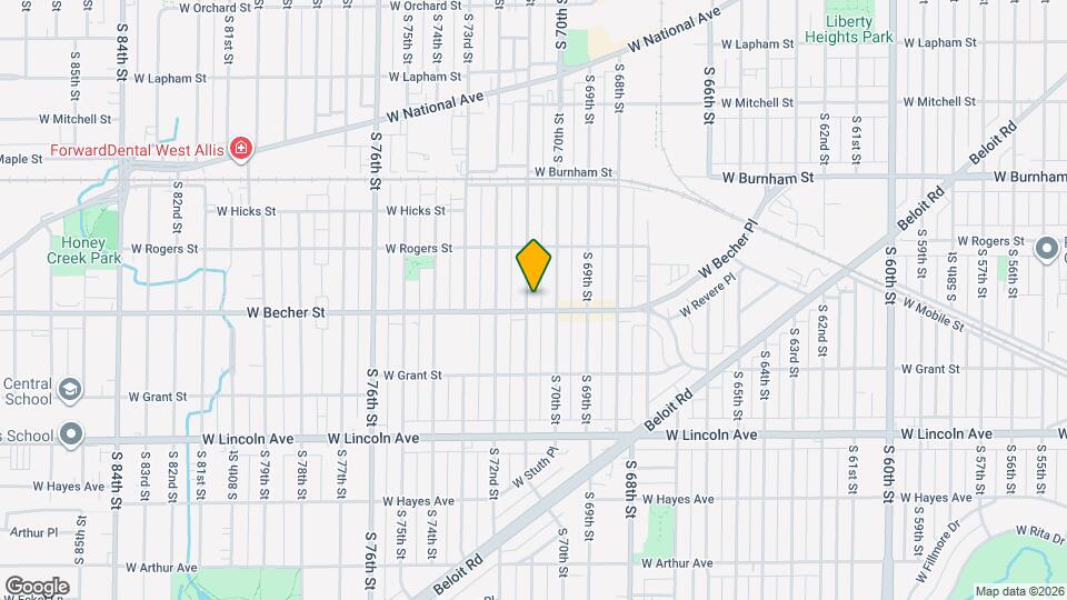 2064 S 71st St Map and Location Details