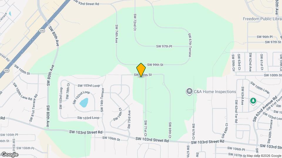 7696 SW 71st Ct Map and Location Details