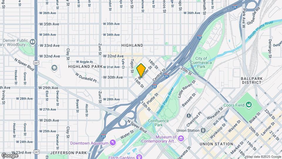 1600 Boulder Map and Location Details