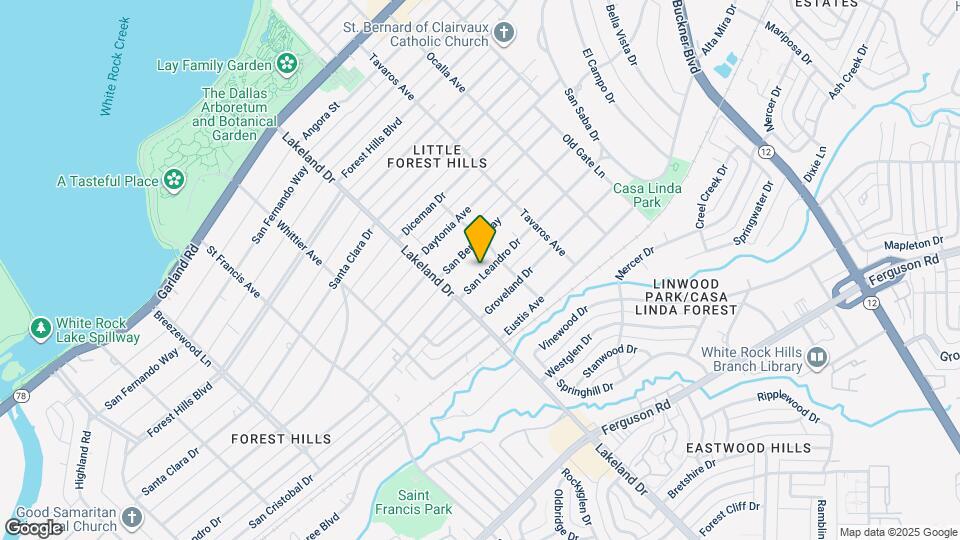 8635 San Leandro Dr Map and Location Details