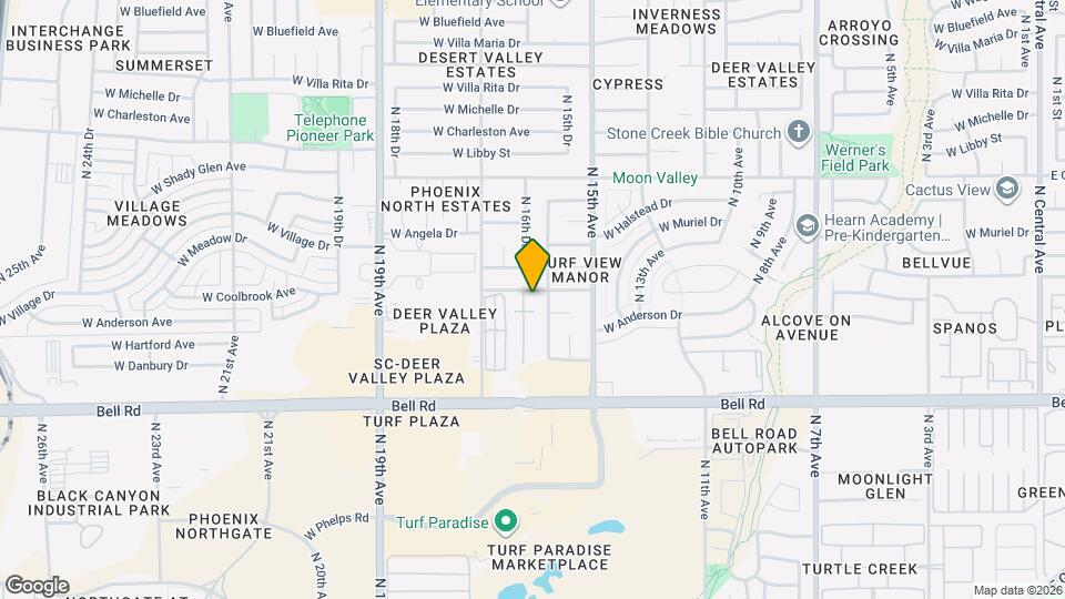 17241 N 16th Dr, Unit 1 Map and Location Details