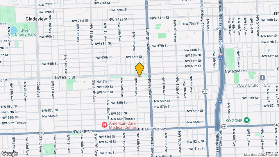 1257 NW 61st St Map and Location Details
