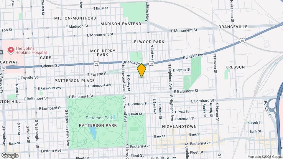 122 N Ellwood Ave Map and Location Details
