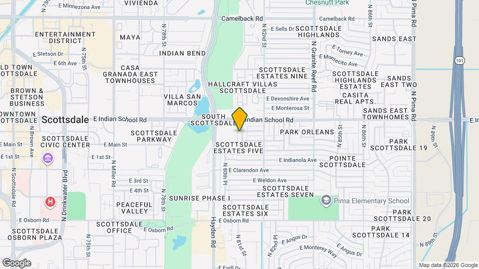 4014 N 81st St Map and Location Details