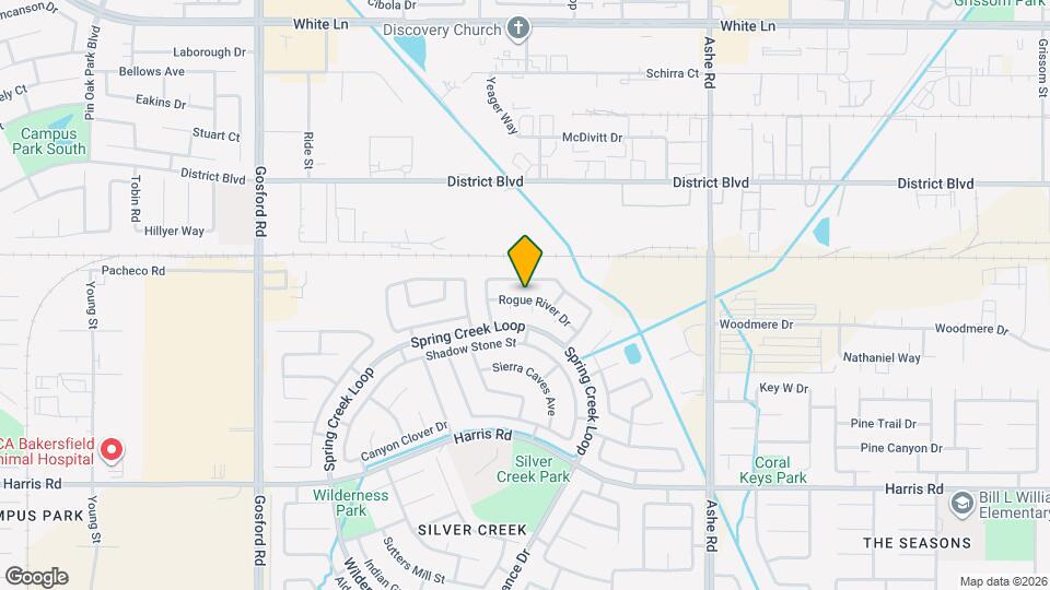 7110 Rogue River Dr Mapa y Detalles de la Ubicación