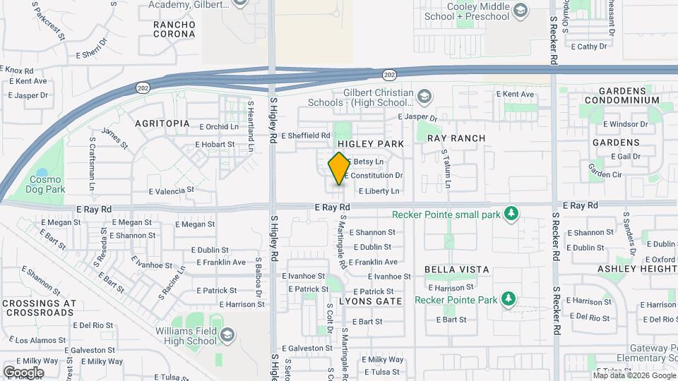 3376 E Liberty Ln Mapa y Detalles de la Ubicación