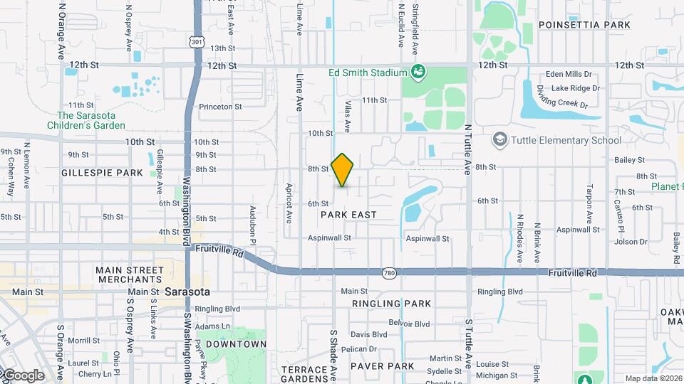 659 N Jefferson Ave Map and Location Details