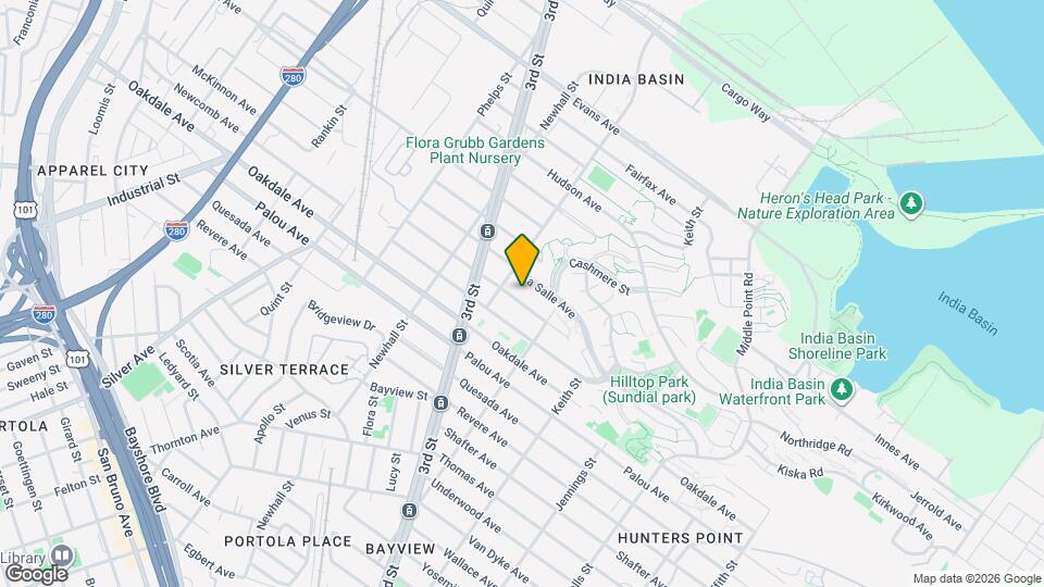 1560 McKinnon Ave Map and Location Details