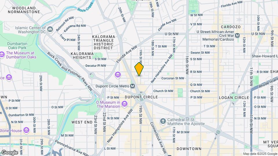 1620 19th St NW Map and Location Details