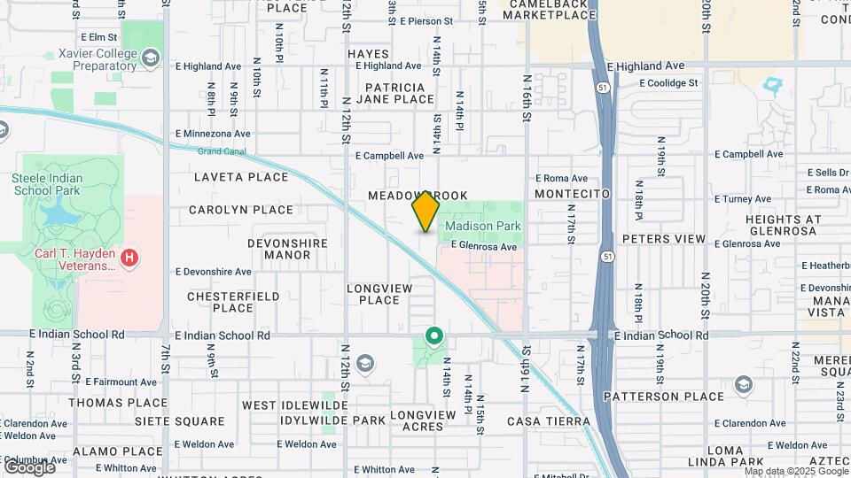 4307 N 13th Pl, Unit 3 Map and Location Details