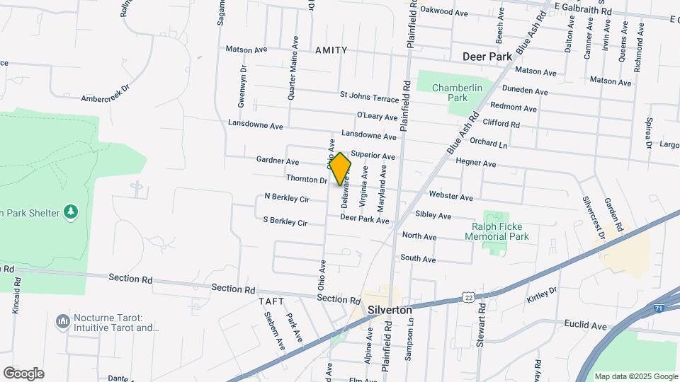 7119 Delaware Ave Map and Location Details