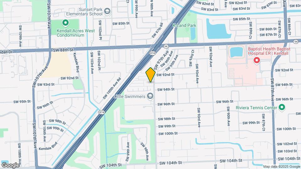 9717 SW 93rd Terrace Map and Location Details