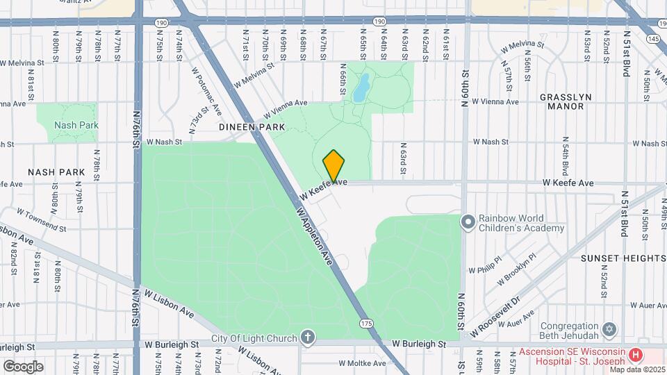6615 W Keefe Avenue Pky Map and Location Details