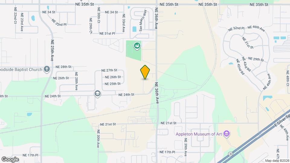 2507 NE 33rd Ct Map and Location Details