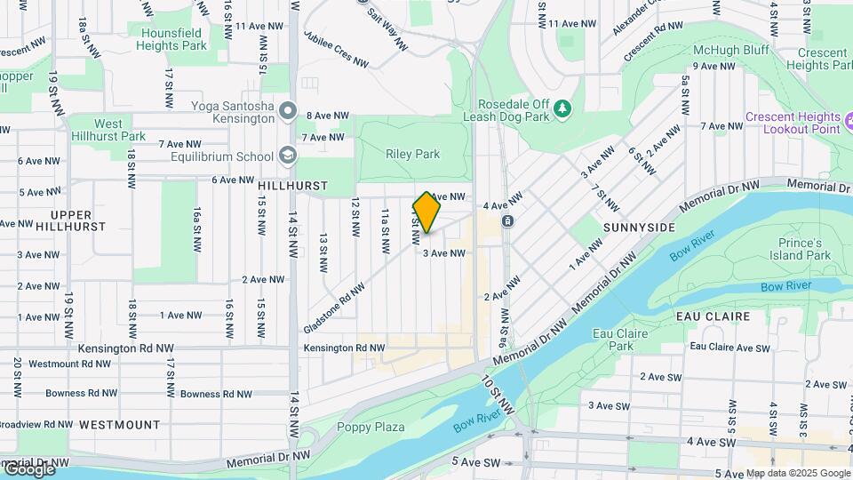 1137 Gladstone Rd NW Map and Location Details