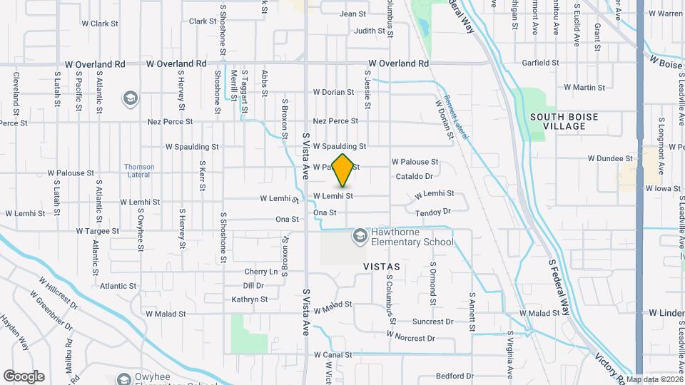 2402 W Lemhi St Map and Location Details