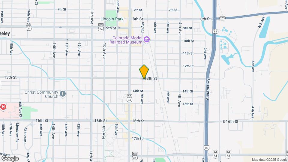 630 13th St Map and Location Details
