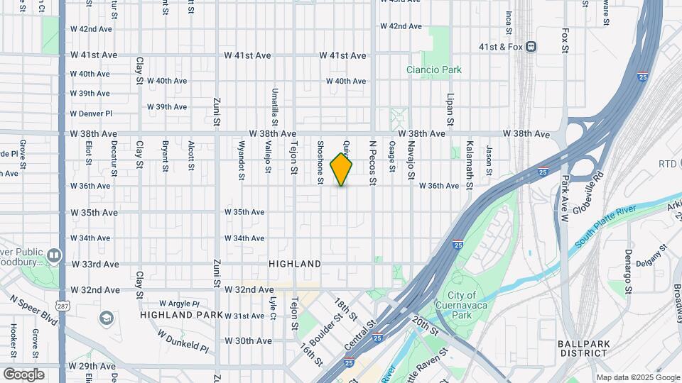 3555 Quivas St Map and Location Details