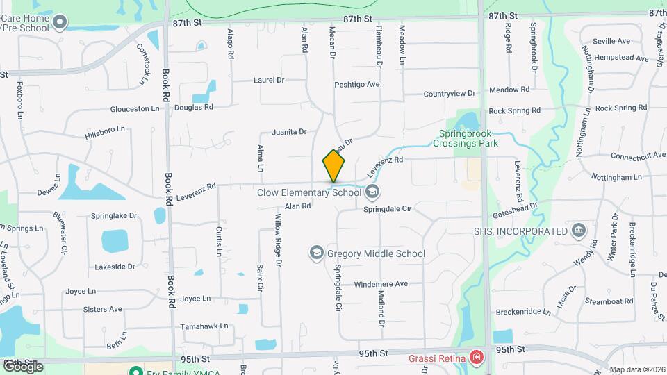 1346 Leverenz Rd Map and Location Details