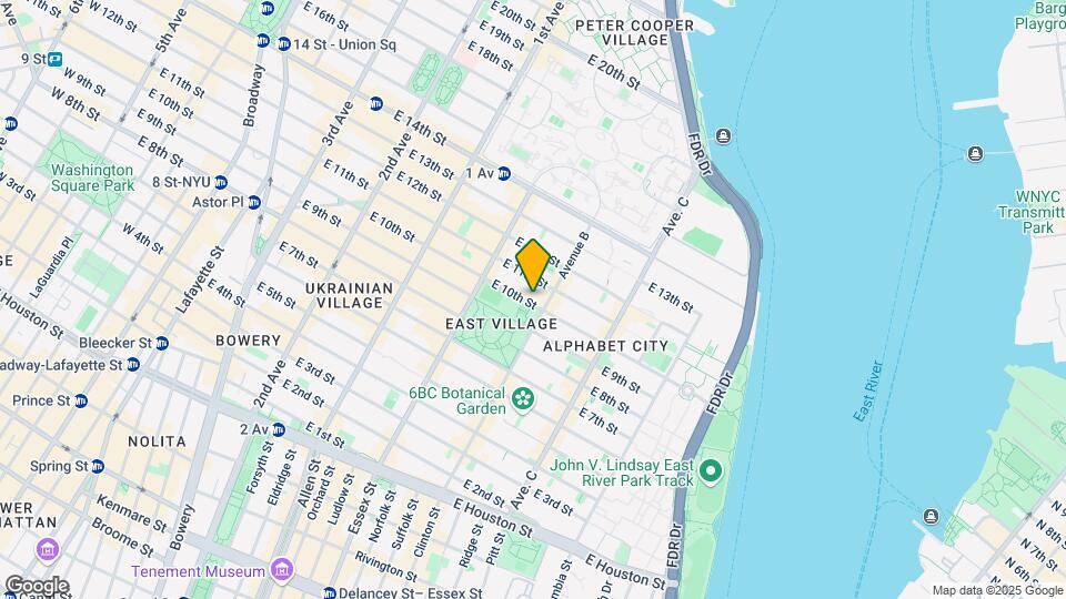 335 E Tenth St Mapa y Detalles de la Ubicación
