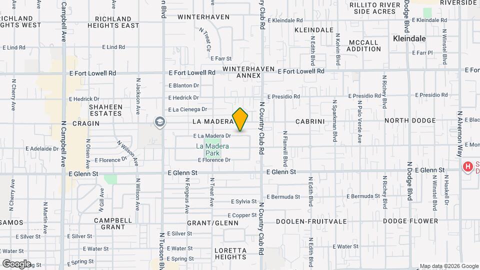 3009 E La Madera Dr Map and Location Details