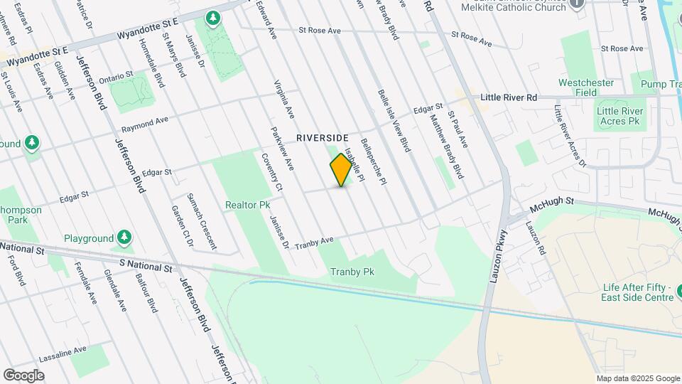 1207 Edward Ave Map and Location Details