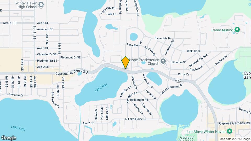Sun-N-Ski Lake Front Apts Map and Location Details