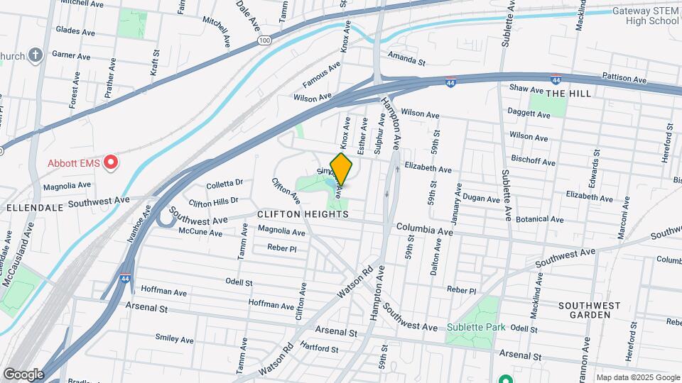 2420 Simpson Ave Map and Location Details