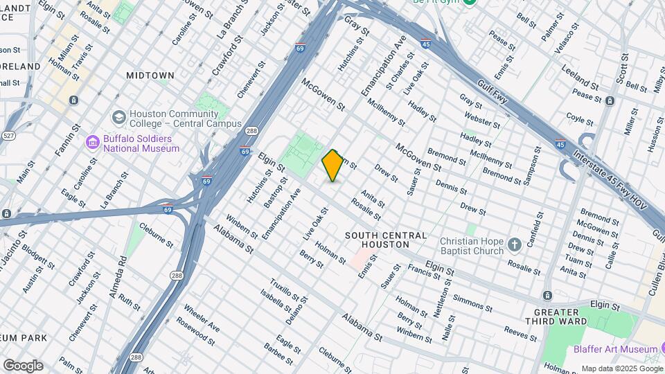 3026 Live Oak St Map and Location Details