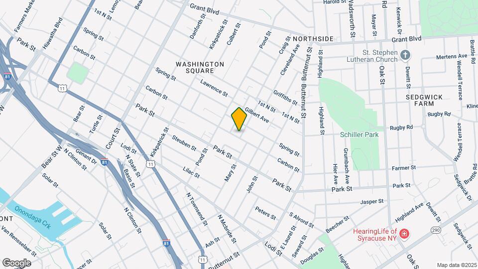 516 Carbon St Mapa y Detalles de la Ubicación
