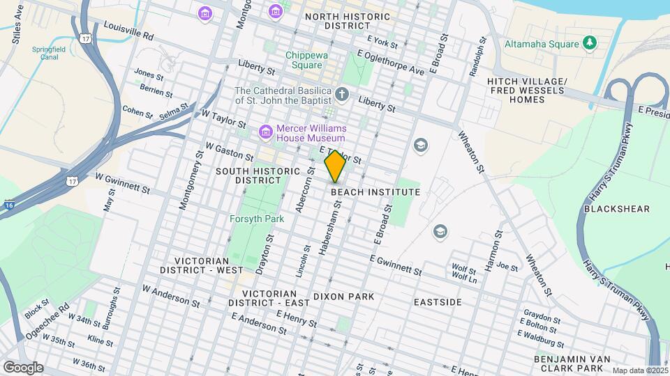 309 E Gaston St Mapa y Detalles de la Ubicación