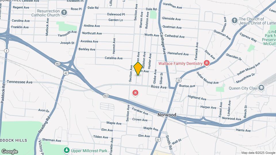 5122 Warren Ave Map and Location Details