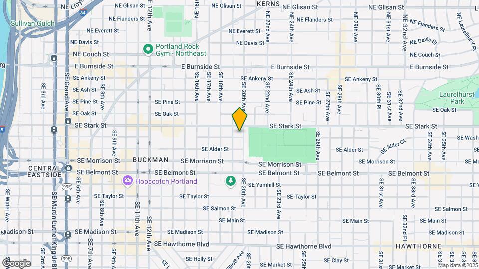 1927 SE Washington St Map and Location Details
